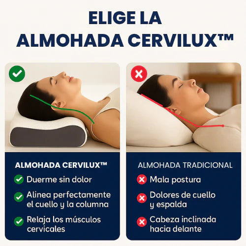 PAGA 1 y LLEVASE 4 - Almohada CerviLux™ - Redescubre el placer de despertar sin dolores